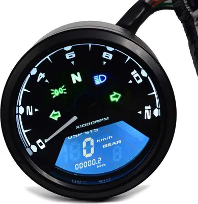 Immagine prodotto di Tachimetro LCD per moto # TM1 Tachimetro digitale