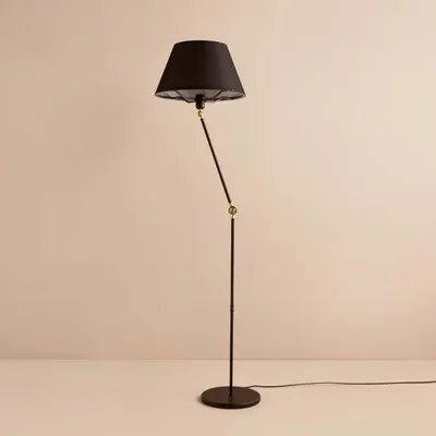Obrázok produktu pre Opviq, AYD-3477, Stojacia lampa, 100 % PVC, čierna, 38 x 38 x 150 cm