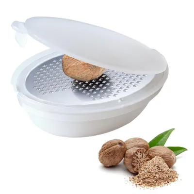 Obrázek produktu pro Westmark Nootmuskaatrasp met Bakje RVS/Wit