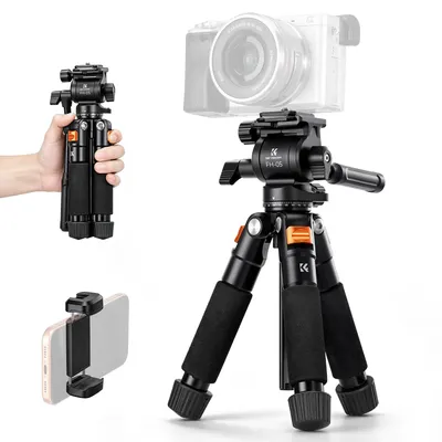 Productafbeelding van Camera Statief Mini Wit Aluminium - Opvouwbaar Lichtgewicht