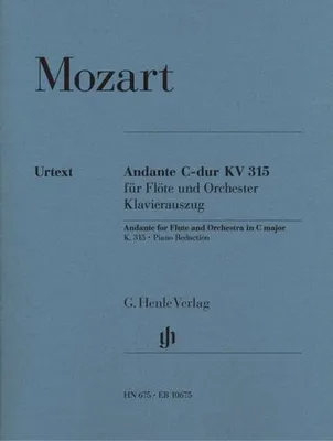 Obrázek produktu pro Andante für Flöte und Orchester C-dur KV 315