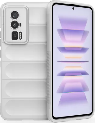 Produktbild von Redmi K60 Pro Hülle, Weich TPU Silikon Stossfest Anti-rutsch Schutzhülle für Xiaomi Redmi K60 / K60 Pro Weiß