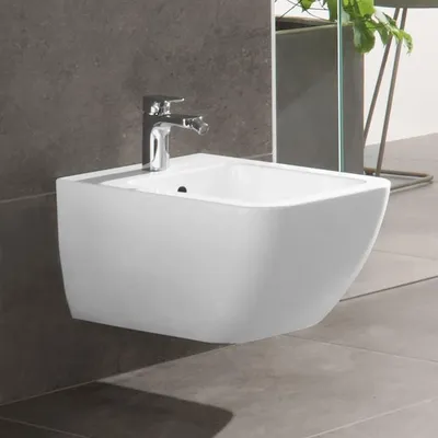 Immagine prodotto di Villeroy & Boch Venticello bidet, 1 trou de robinetterie, avec trop-plein, mural, 375x560mm, 441100R1, 441100R1