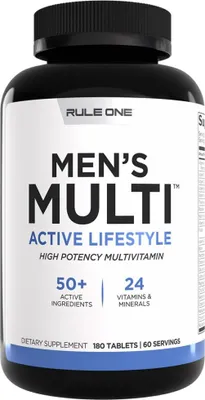 Immagine prodotto di Rule1 Men's Train Daily Multivitamin | 50+ Ingredienti