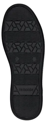 Produktbild von Remonte Damen High-Top Sneaker mit Print und Reißverschluss D2E70, Größe:42 EU, Farbe:Schwarz