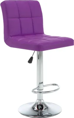 Produktbild von vidaXL Barhocker 2 Stk. Lila Kunstleder