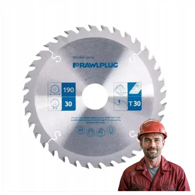 Produktbild von Rawlplug Kreissägeblatt Holz 250 mm 40 Zähne