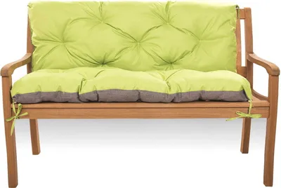 Produktbild von Gartenbankauflage 110x50x50, Bankauflage hellGrün, Gartenkissen, Schaukelkissen, bankkissen outdoor, Outdoor kissen, Kissen mit Rückenlehne