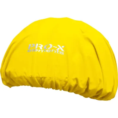 Produktbild von PRO-X Fahrradhelm-Überzug winddicht, wasserdicht, gelb