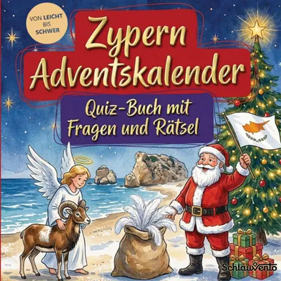 Produktbild von Zypern-Adventskalender: Quiz-Buch mit Fragen und Rätsel