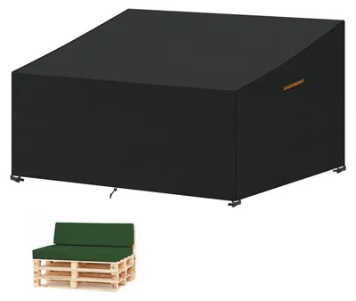 Produktbild von Solidchoice – Wasserdichter Schutzbezug für Gartenbänke, geeignet für Palettensofas (2-Sitzer)