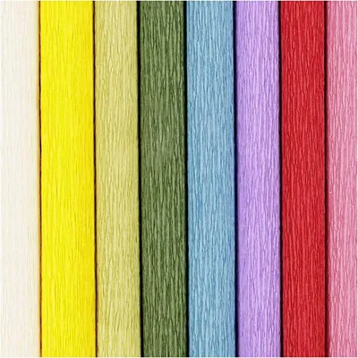 Produktbild von Creativ Company Krepppapier, 250 mm, 600 mm, 8 Blätter, 105 g