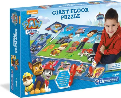 Zdjęcie produktu dla PAW PATROL - Duża układanka podłogowa z interaktywnym piórem