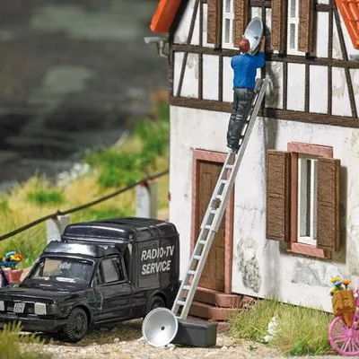 Produktbild von Busch 7749 - 1/87 / H0 Satellitenschüsseln - Neu