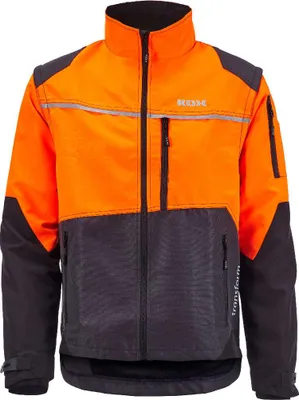 Produktbild von KOX Forstjacke Transform Anthrazit/Orange Größe 46/48 | KWF-Profi | Wasserabweisend | Atmungsaktiv