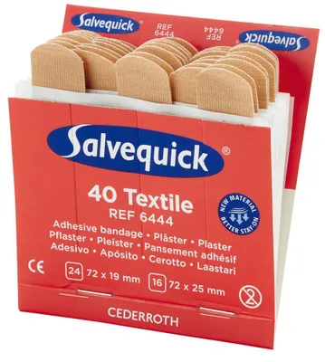 Produktbild von Salvequick Nachf.6x40Pfl.Textil
