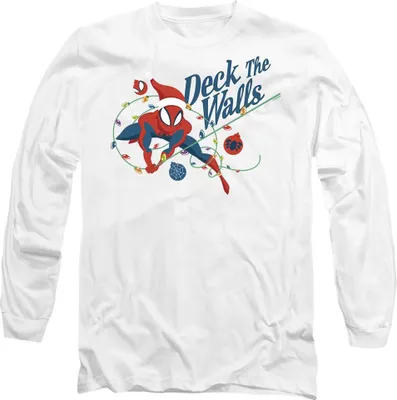 Produktbild von Spider-Man - "Deck The Walls" T-Shirt für Herren/Damen Uni TV14114 (XL) (Weiß)