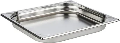 Produktbild von APS 81701 GN 2/3 Behälter, Edelstahl, 35,4 x 32,5 cm, Tiefe 40 mm, 3 Liter