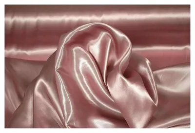 Produktbild von Satin Meterware (Altrosa) für Deko, Basteln, Kleidung 150cm breit UNI