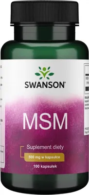 Productafbeelding van Swanson zwavel Msm-Metylosulfonylometan 500 mg (100 capsules) 7447