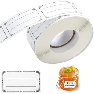 Productafbeelding van Zelfklevende etiketten voor marmelade - 600 stuks, 30x50mm