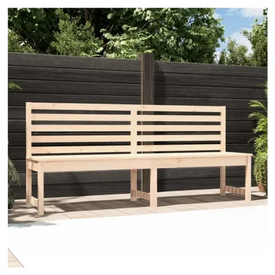 Produktbild von Gartenbank 201,5 cm aus massivem Kiefernholz für den Außenbereich