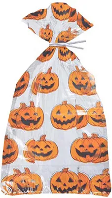 Produktbild von Süße Halloween Kürbis Tütchen für Trick or Treat 20 Stück
