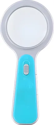 Produktbild von LUPE mit Beleuchtung LED Handlupe Vergrößerungsglas Leselupe Taschenlupe Lesehilfe 31 (Türkis)