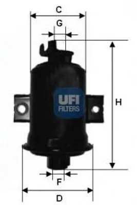 Produktbild von Kraftstofffilter UFI 31.685.00 Filtereinsatz