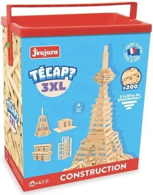 Zdjęcie produktu dla JEUJURA 8322, Zestaw do budowania, 4 lat(a), Drewno, 200 szt., 2,37 kg