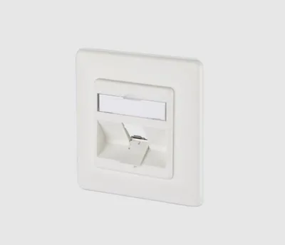 Obrázek produktu pro METZ CONNECT Keystone Anschlussdose UP 1 Port unbestückt reinweiß
