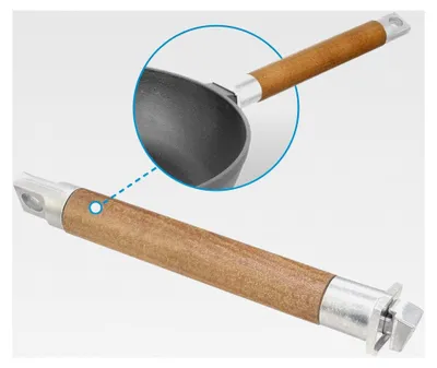 Produktbild von Abnehmbarer Holzgriff für BIOL Pfannen