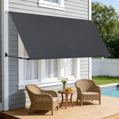 Produktbild von Sonnenschutz für Balkon und Fenster 250x150 cm Antraciet