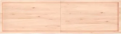 Obrázok produktu pre vidaXL Nástenná polica 220x60x(2-6) cm dubový masív neošetrený