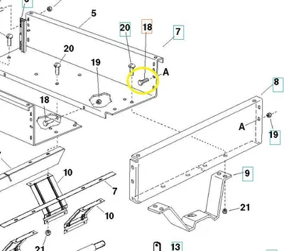 Produktbild von Schraube 1/4-20 x 3/4 McCulloch Partner