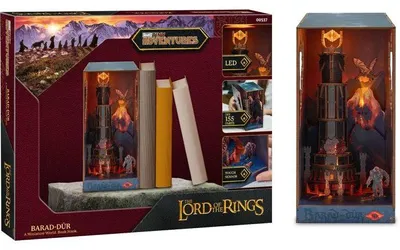 Produktbild von Book Nook Bausatz, 3D Modellbausatz, Revell Tiny Adventures, Der Herr der Ringe Barad-Dûr, LED, DIY