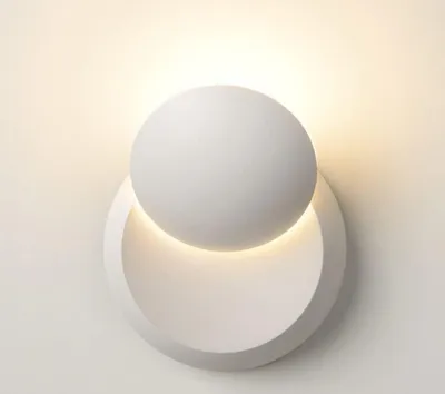 Produktbild von LED Wandleuchte Weiß Rund drehbar 5W 3000K IP20