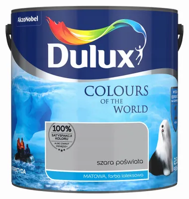 Produktbild von Latexfarbe Wandfarbe Innen matt Grau 2,5 L – hohe Deckkraft, waschbeständig