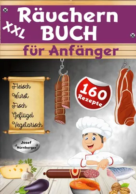 Produktbild von XXL Räuchern Buch für Anfänger
