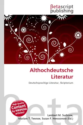 Produktbild von Althochdeutsche Literatur