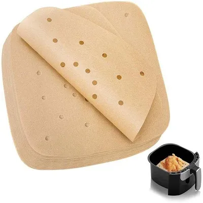 Immagine prodotto di Carta da forno pretrattata per friggitrice ad aria, 100 fogli