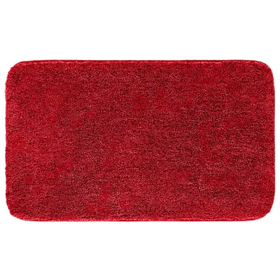 Produktbild von Badteppich Grund Melange 70 x 120 cm rubin