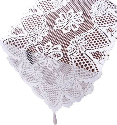 Produktbild von Hohler Tischläufer, exquisite Verarbeitung, weicher, angenehmer Griff, Tischläufer mit Fransenbesatz, Wohnaccessoires