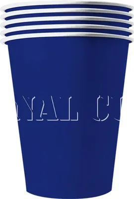 Obrázok produktu pre Recyklovateľné papierové poháre USA párty doplnky modré 20 kusov 530 ml - jedna veľkosť pre všetkých