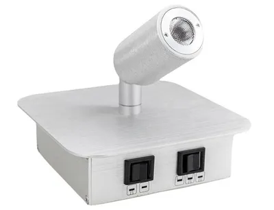 Image de NIVISS Applique murale LED avec rosace Blanc Chaud 3000K 230V CRI>80 Aluminium Blanc