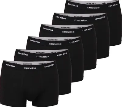 Produktbild von CECEBA Herren Unterhosen Pants schwarz uni 6er Pack Größe: 6