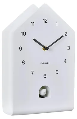 Produktbild von WANDUHR Fino Cuckoo - Weiß - 9,3/17,2/28,5 cm