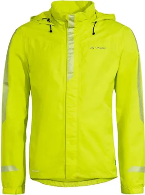 Produktbild von VAUDE Luminum II Herren-Sportjacke mit reflektierenden Elementen, wasserdicht und winddicht, grün