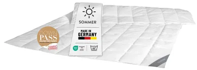 Produktbild von Daunendecke 135x200 cm 60 % Daunen Extra Leichte Sommer Daunendecke Bettdecke Steppdecke Daunen SPESSARTTRAUM TOPAS