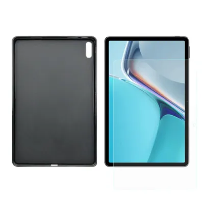 Imagen del producto de Conjunto 2 en 1 para Huawei MatePad 11 2021, tablet de 11 pulgadas, con funda inteligente y protector de pantalla de vidrio